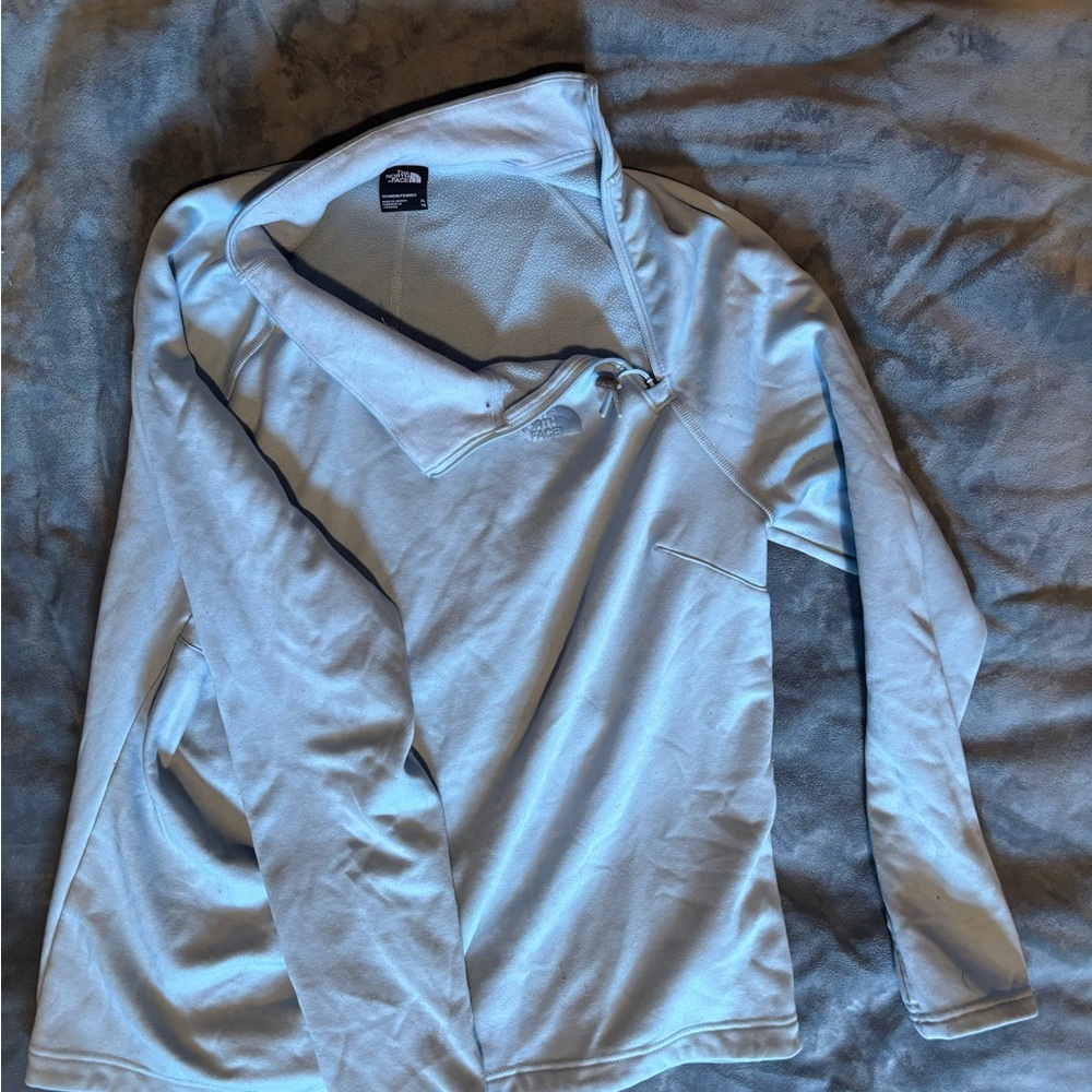 The North Face Sky Blue Half-Zip Pullover